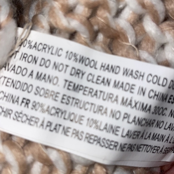 Forever 21 Plus Open Chunky Knit Wool Blend Cardigan Sweater One Size - Picture 7 of 7